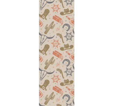 Papier peint sur le thème cow-boy - TenStickers
