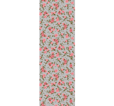 Papier peint fleur moderne  de roses - TenStickers