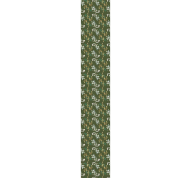 Papier peint chambre Feuilles et branches fond vert - TenStickers