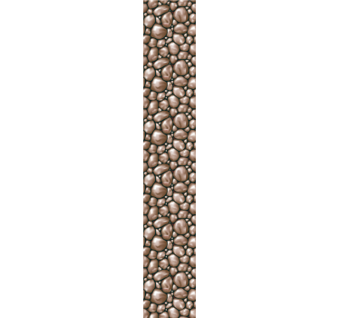 Papier peint chambre adulte Papier peint motif pierres marrons - TenStickers