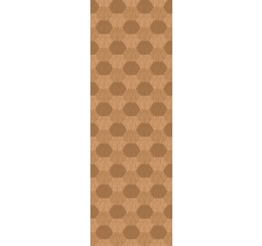 Papier peint imitation bois Texture en bois hexagonale - TenStickers