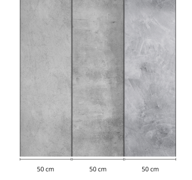 Papier peint effet béton mur de ciment texturé - TenStickers