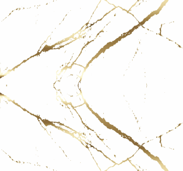 Papier peint chambre Marbre doré et blanc - TenStickers