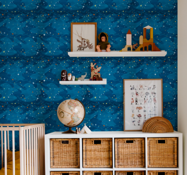 Papier peint étoiles nuit - TenStickers