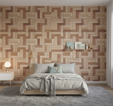Papier peint bois effets bois naturel - TenStickers