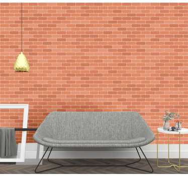 Papier peint briques effet mur en briques - TenStickers