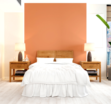 Papier peint chambre adulte Apricot Crush - TenStickers