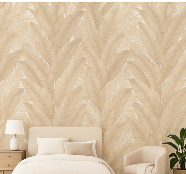 Papier peint chambre adulte botanique douce - TenStickers