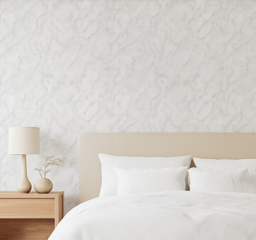 Papier peint chambre adulte design marbre blanc gris - TenStickers