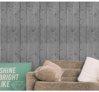 Papier peint chambre Béton lisse - TenStickers