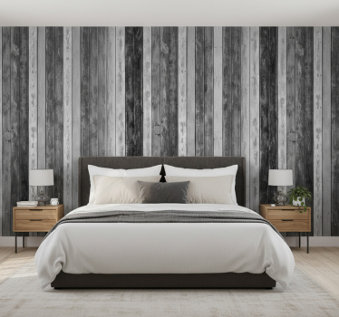 Papier peint chambre bois de pays - TenStickers