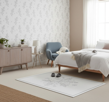 Papier peint chambre fleurs légères des prairies - TenStickers