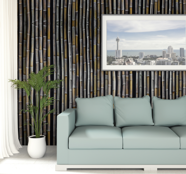 Papier peint decos bahama jaune - TenStickers