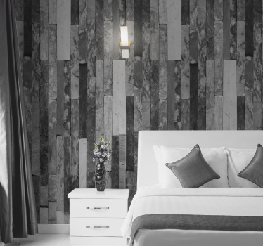 Papier peint effet brique moderne en pierre - TenStickers