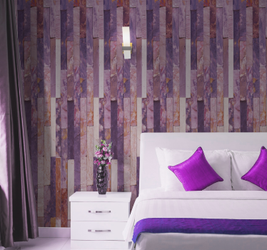 Papier peint effet brique Texture de brique rose - TenStickers