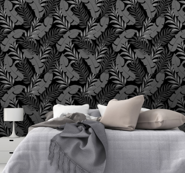 Papier peint forêt feuilles de jungle - TenStickers