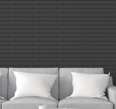 Papier peint imitation mur beton Texture de bloc   - TenStickers