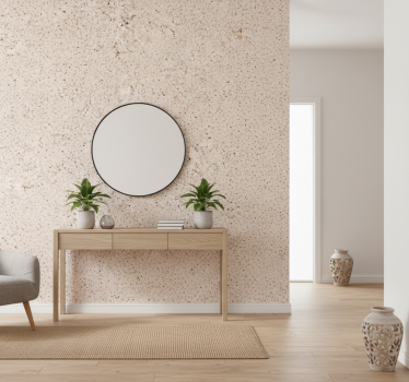 Papier peint pierre beige effet granit - TenStickers