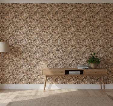 Papier peint pierre galets abstraits - TenStickers