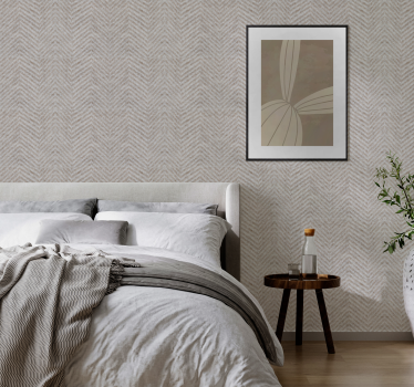 Papier peint chambre adulte effet laine - TenStickers