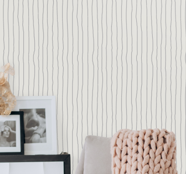 Papier peint rayures Formes verticales minimalistes - TenStickers