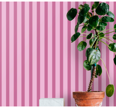 Papier peint rayures Nuances roses subtiles - TenStickers