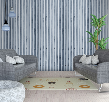 Papier peint texture bois gris effet bois - TenStickers
