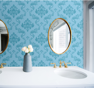 Tapisserie chambre Turquoise classique hollywood-régence - TenStickers